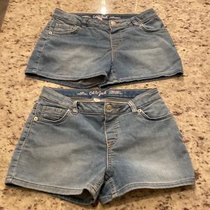 (Lot of 2) Girls Cat & Jack Stretch Shorts